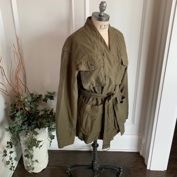 Free People Jackets & Blazers - Free People NWT Women's Wrap w/Tie Military Jacket